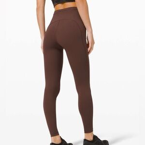 Lululemon Swift Speed leggings in Brown Earth